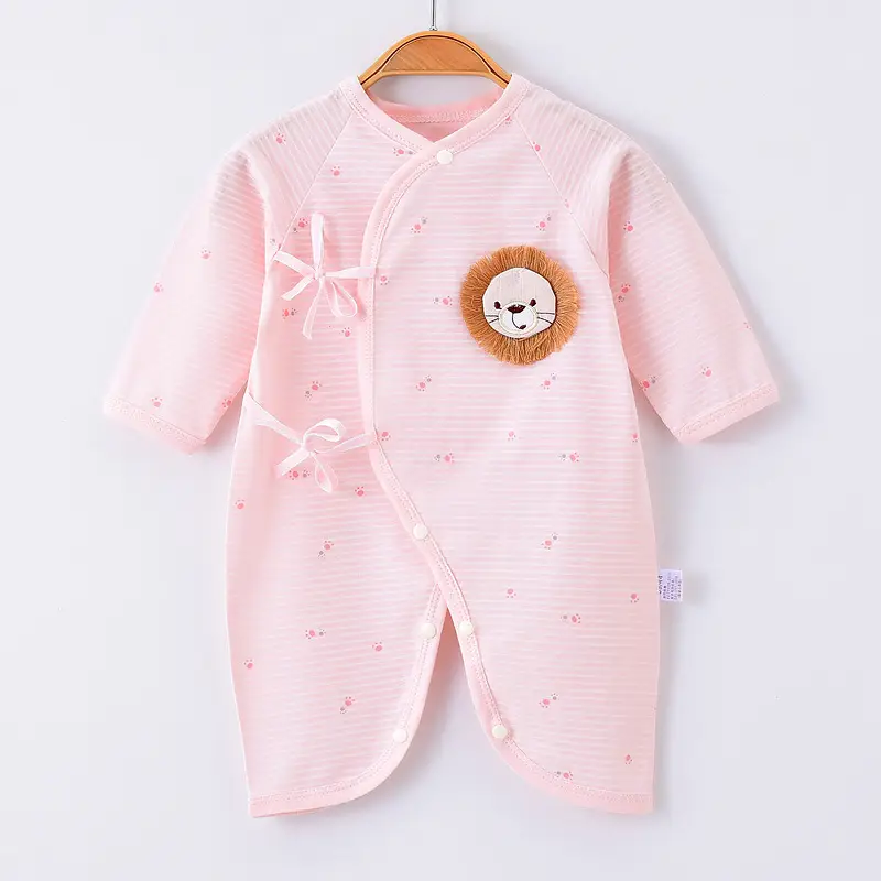 Newborn Baby Monk Air Jacket Cotton Yellow - Image 8