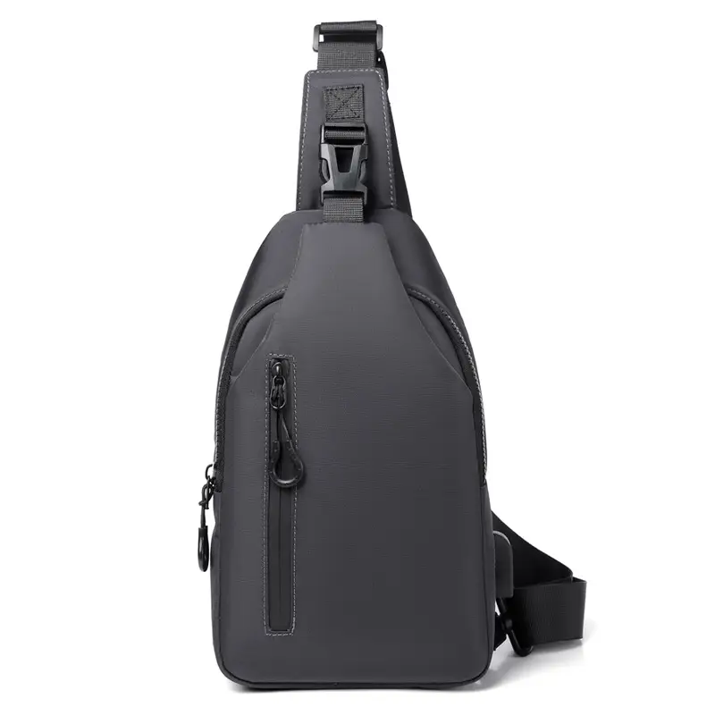 Men's Black Crossbody Bag Large Capacity - Image 3