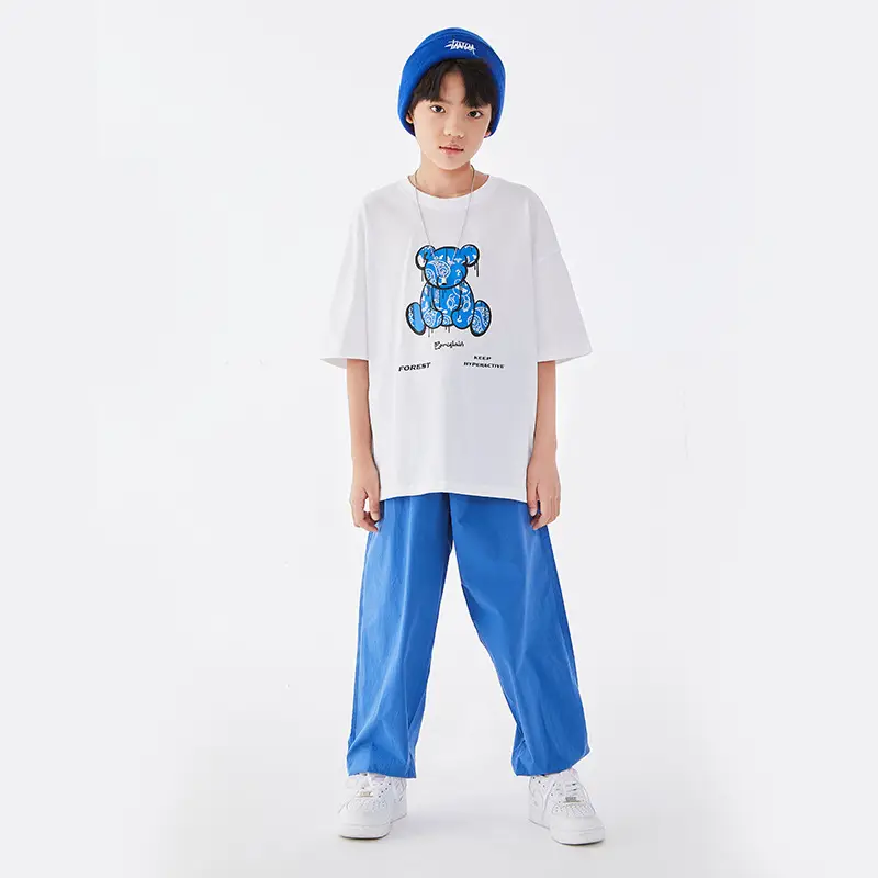 DK Boys Cotton Loose Pants Summer Large - Image 8