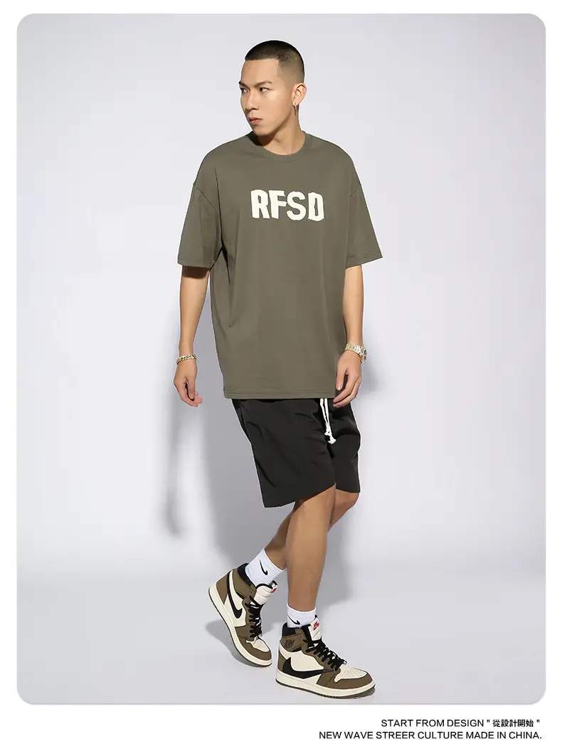 Men RFSD Cotton T-Shirt Black — feature 14