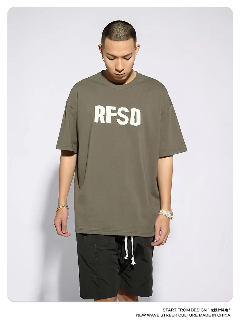 Men RFSD Cotton T-Shirt Black — feature 15