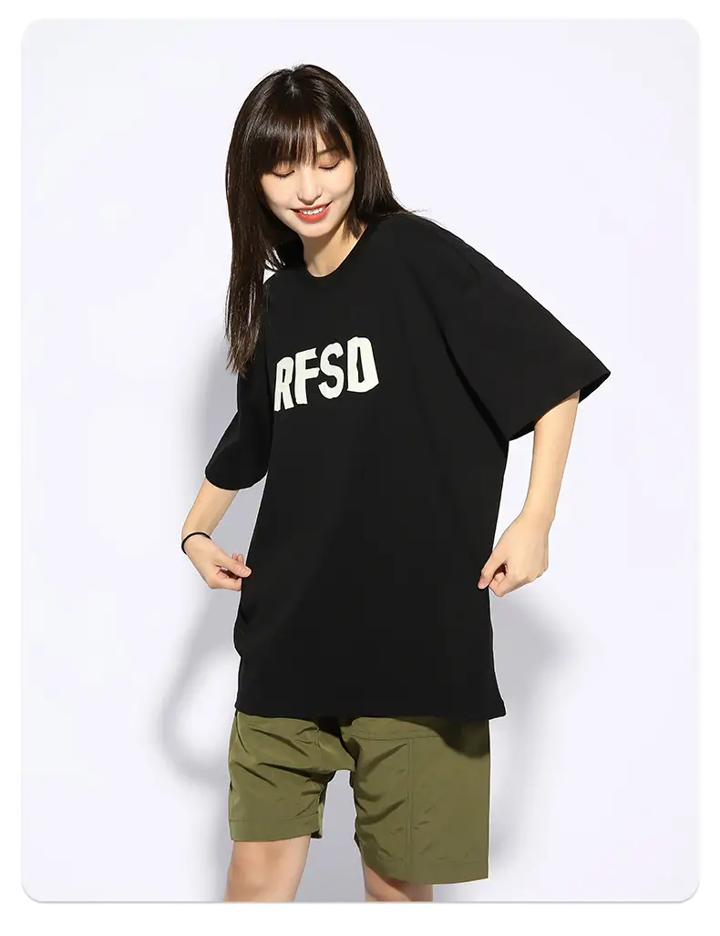 Men RFSD Cotton T-Shirt Black — feature 19