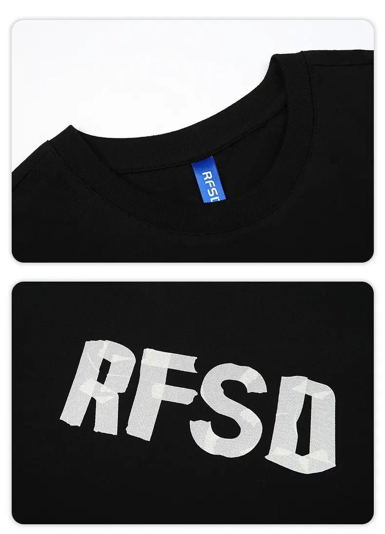 Men RFSD Cotton T-Shirt Black — feature 20
