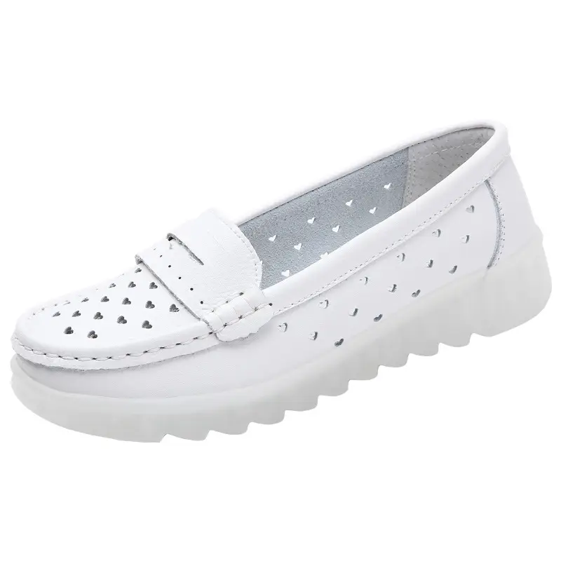 in stock nurse shoes women's new soft bottom comfortable breathable non-slip thick bottom not tired feet medical work small white shoes wholesale - Image 6