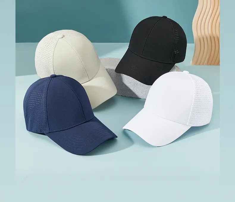 Pink Baseball Cap for Men Women Quick Dry Sun Protection — feature 12