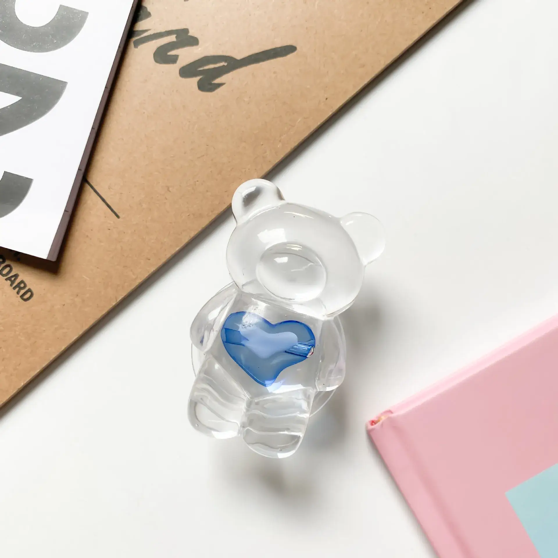 Transparent Love Bear Airbag Mobile Phone Bracket - Image 11