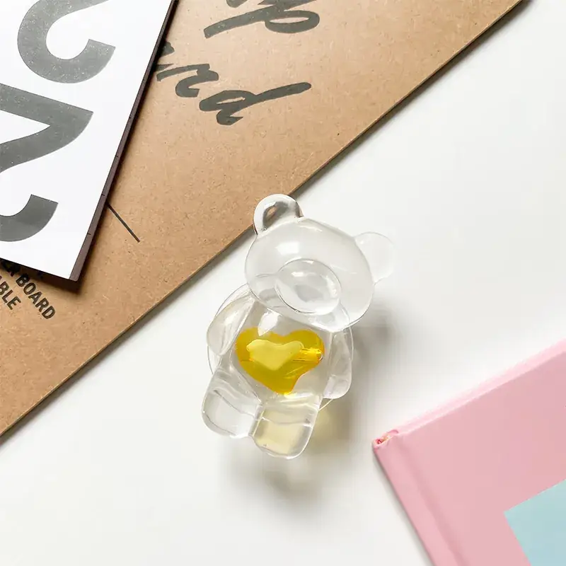 Transparent Love Bear Airbag Mobile Phone Bracket - Image 5