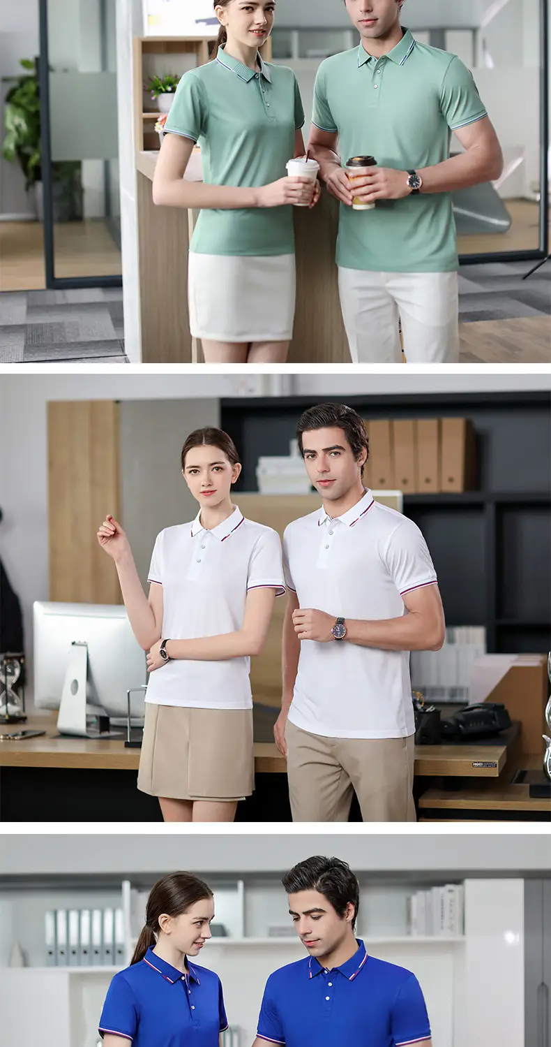 Men Black Polo T-Shirt with Red Embroidery — feature 14