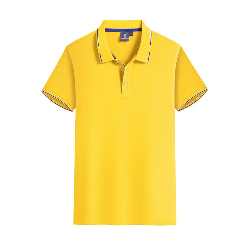 Men Black Polo T-Shirt with Red Embroidery - Image 7