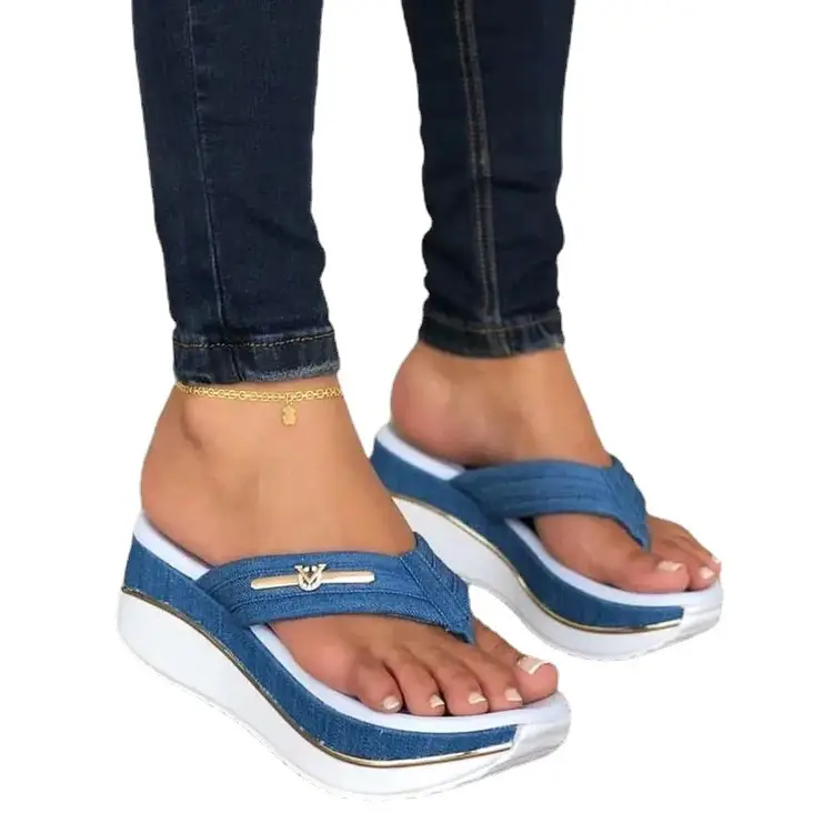 Women White Platform Sandals Summer Flip Flops