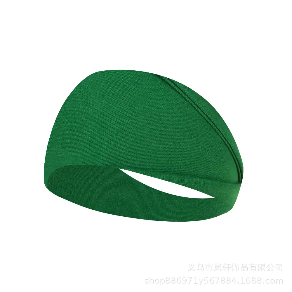 Green Cotton Yoga Sweat Band for Men Women Running Fitness — feature 15