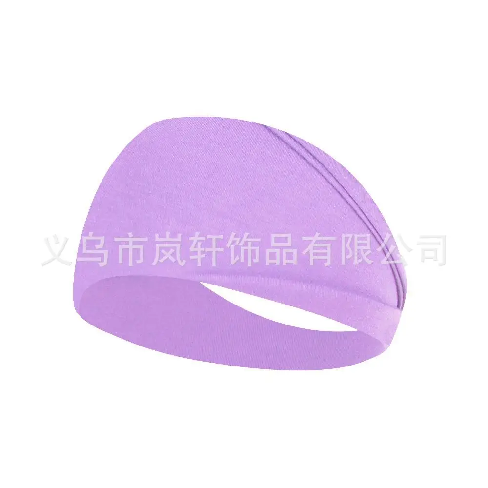 Green Cotton Yoga Sweat Band for Men Women Running Fitness