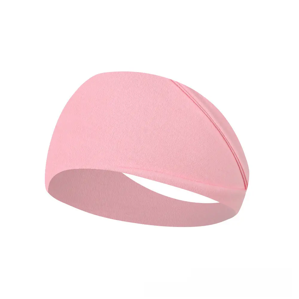 Green Cotton Yoga Sweat Band for Men Women Running Fitness