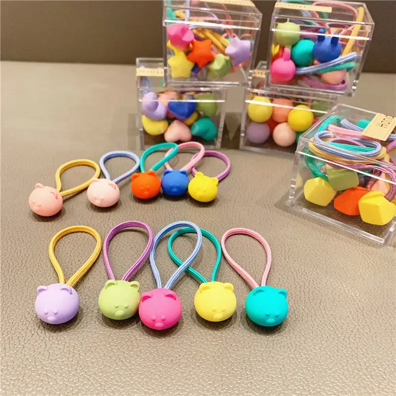 Children's Rubber Hair Bands for Girls - Colorful & Soft - Image 15