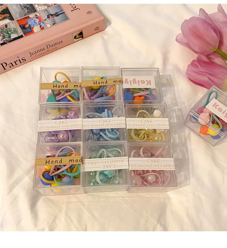 Children's Rubber Hair Bands for Girls - Colorful & Soft — feature 5