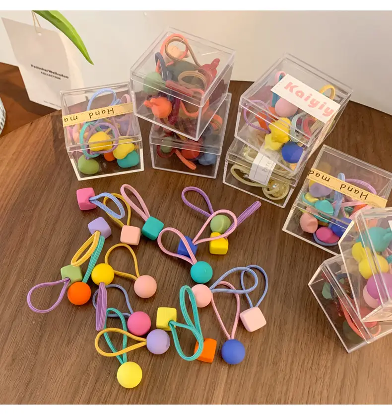 Children's Rubber Hair Bands for Girls - Colorful & Soft — feature 6