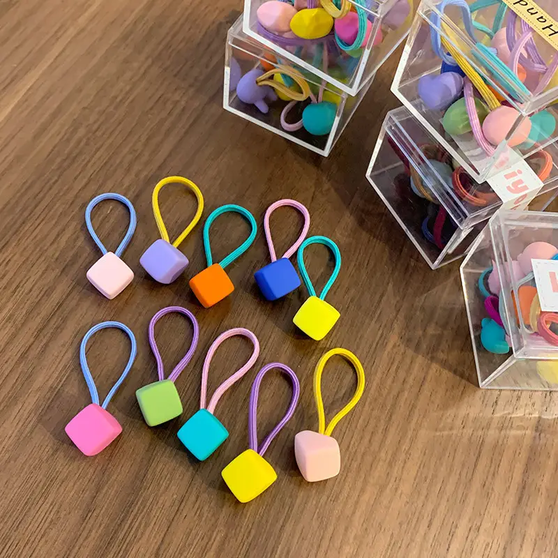 Children's Rubber Hair Bands for Girls - Colorful & Soft - Image 8