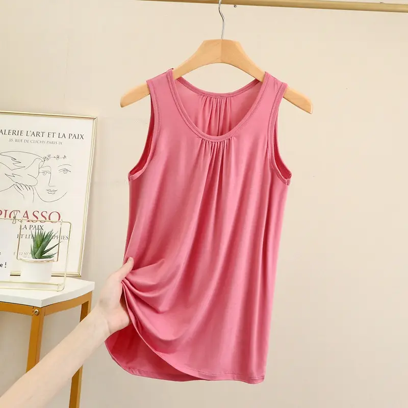 Blue Modal Sleeveless Mom Camisole Women Summer - Image 11