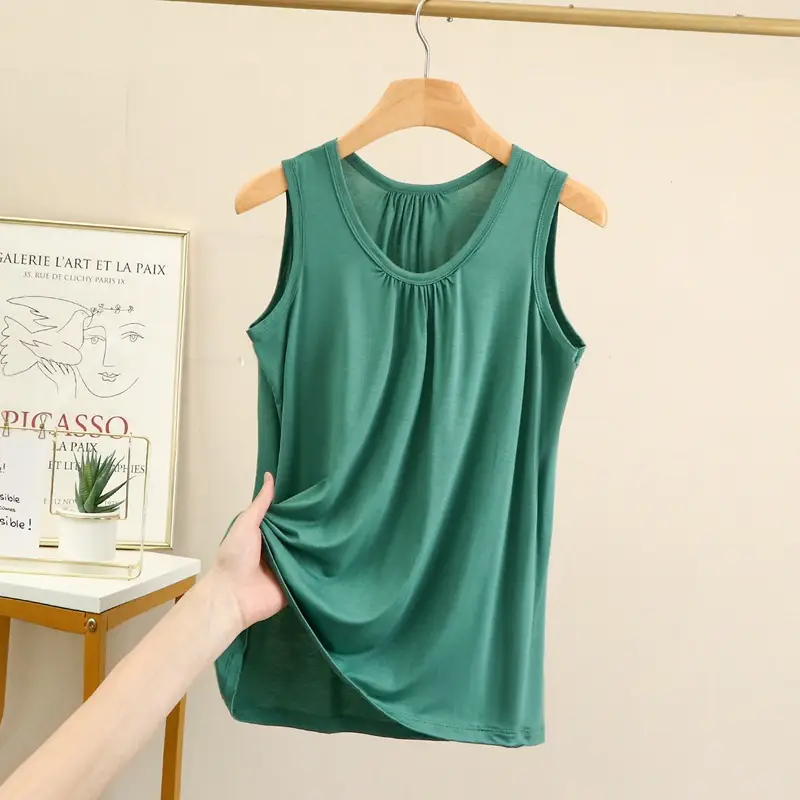 Blue Modal Sleeveless Mom Camisole Women Summer - Image 12