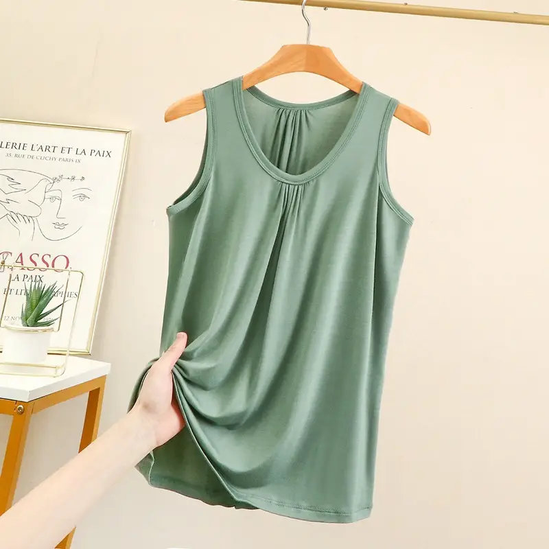 Blue Modal Sleeveless Mom Camisole Women Summer - Image 5