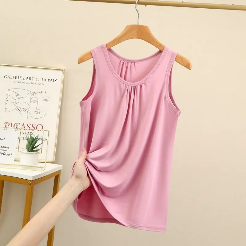Blue Modal Sleeveless Mom Camisole Women Summer - Image 8