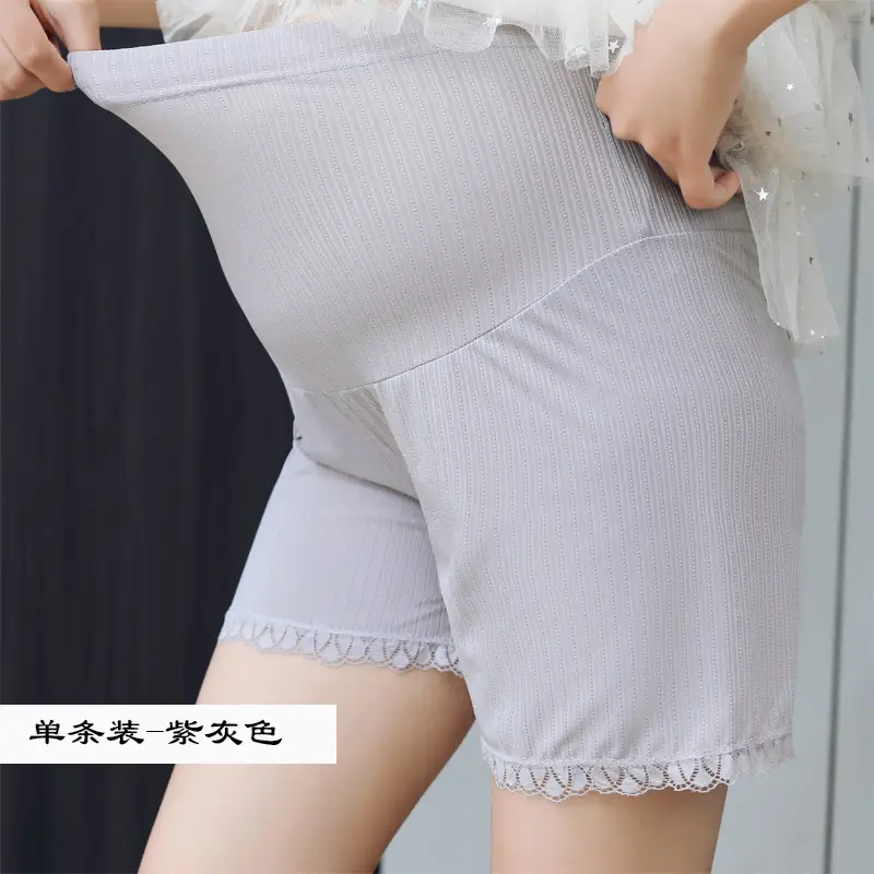 Maternity Anti-Exposure Leggings Ice Silk Shorts Summer Thin Outer Wear - Image 16