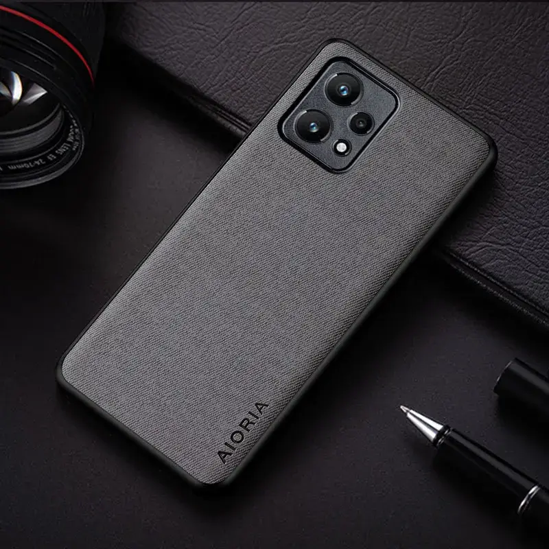 OPPO Realme 9 Pro Plus Phone Case PU Leather Red - Image 3