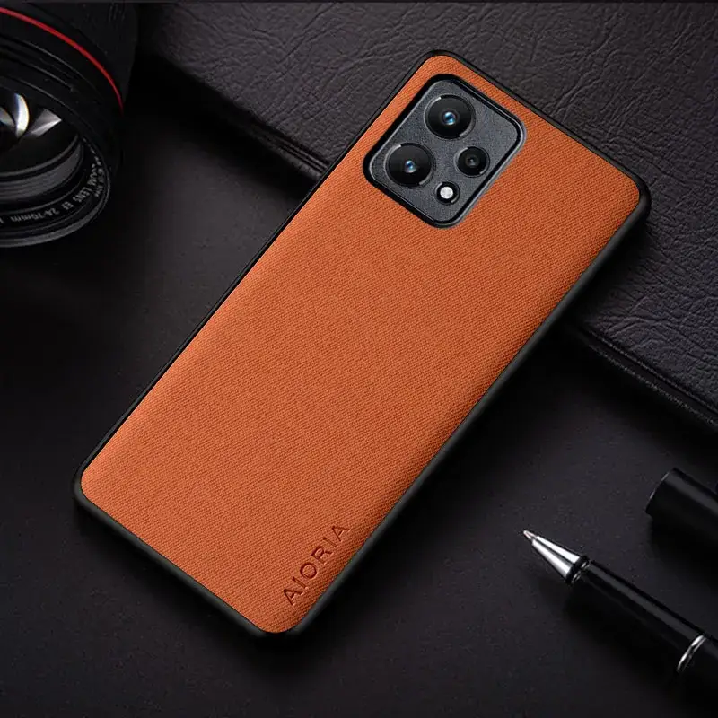 OPPO Realme 9 Pro Plus Phone Case PU Leather Red - Image 5