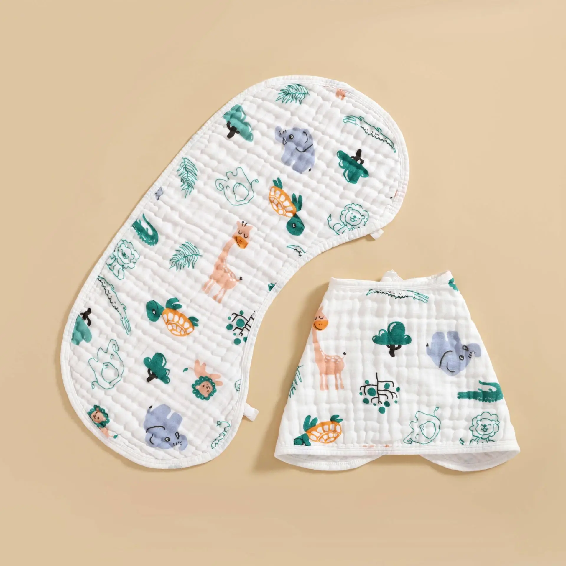 Baby Belch Towel Cotton Newborn Shoulder Pad Anti-Spitting Bamboo - Image 2