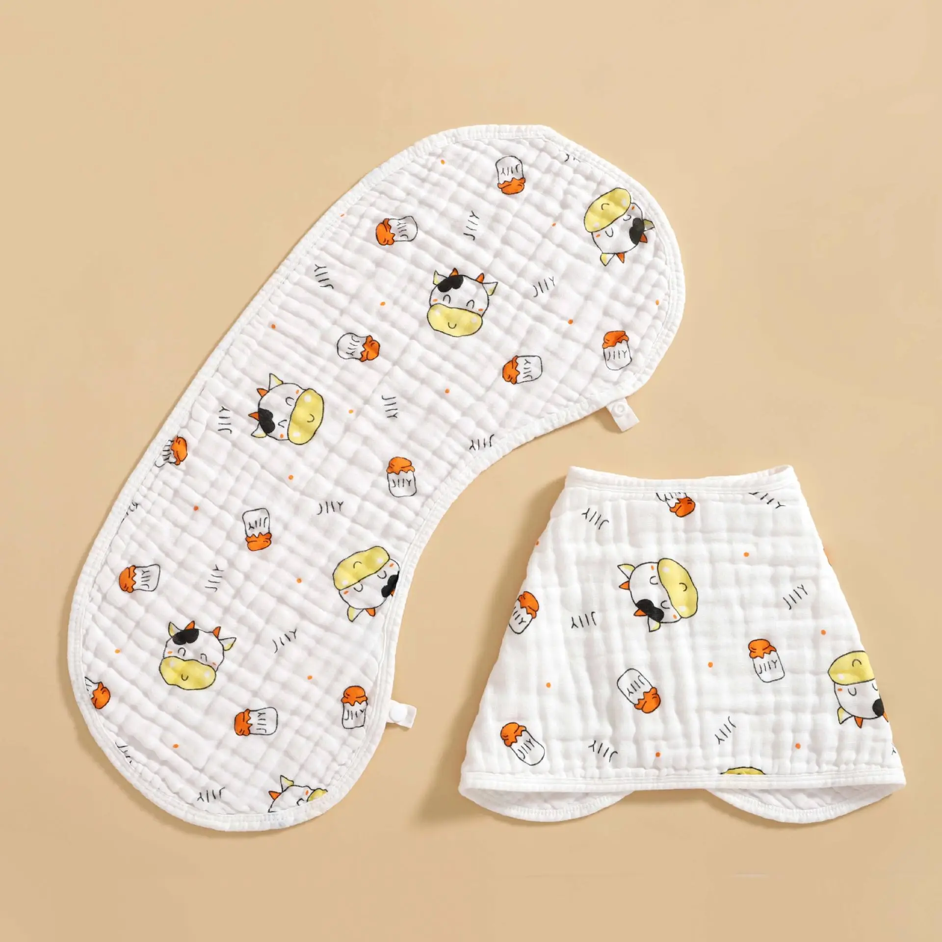 Baby Belch Towel Cotton Newborn Shoulder Pad Anti-Spitting Bamboo - Image 4