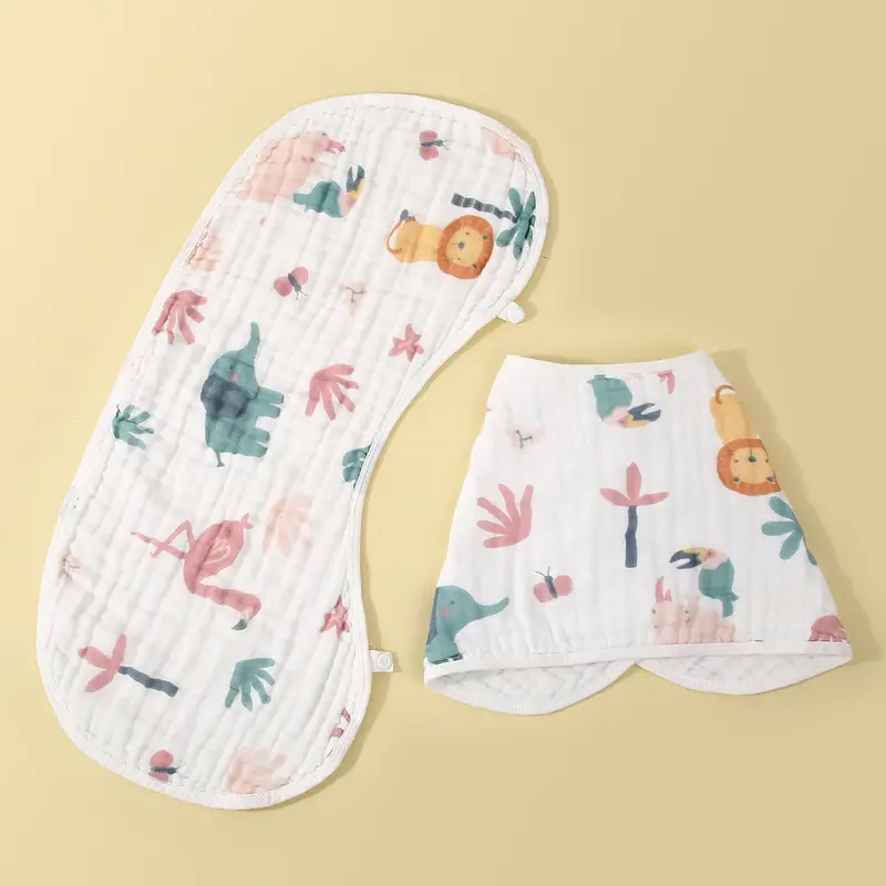 Baby Belch Towel Cotton Newborn Shoulder Pad Anti-Spitting Bamboo - Image 6