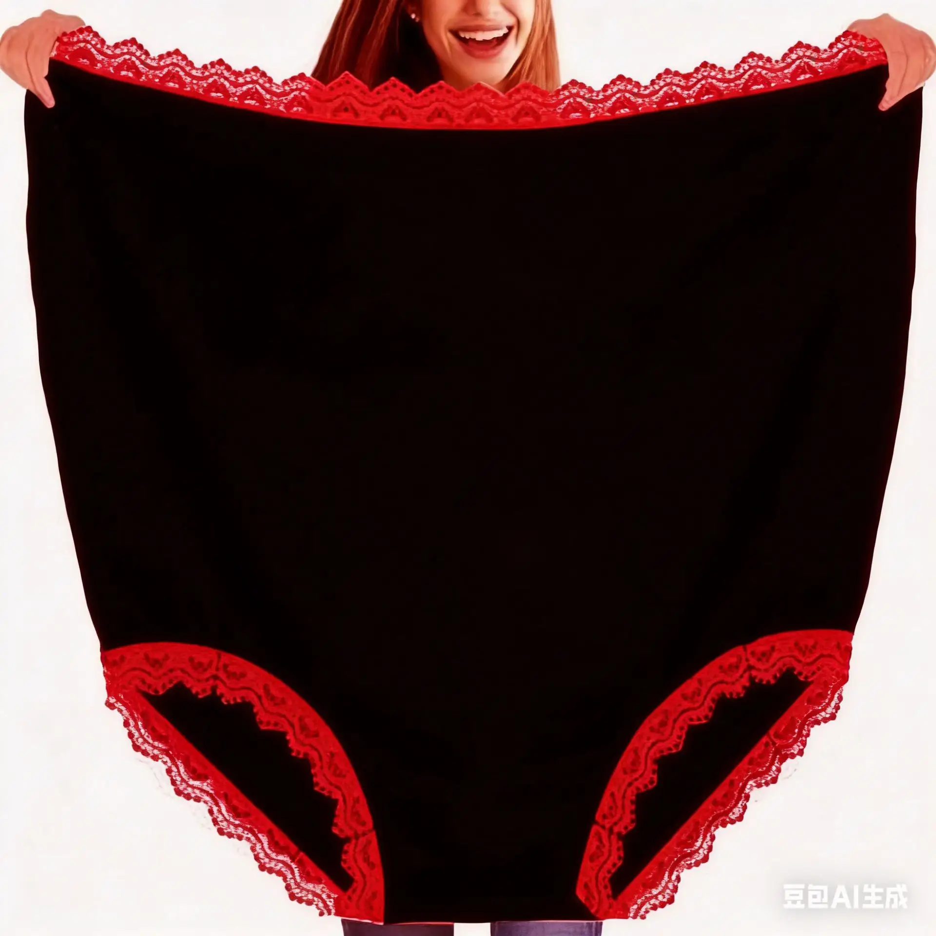 Funny Yellow Bunny Print High Waist Underwear - Image 16