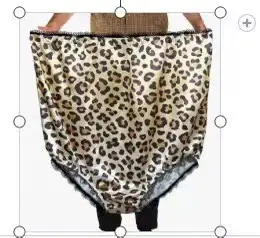 Funny Yellow Bunny Print High Waist Underwear - Image 8