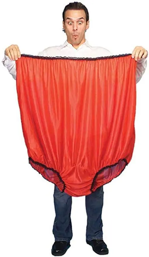 Funny Yellow Bunny Print High Waist Underwear