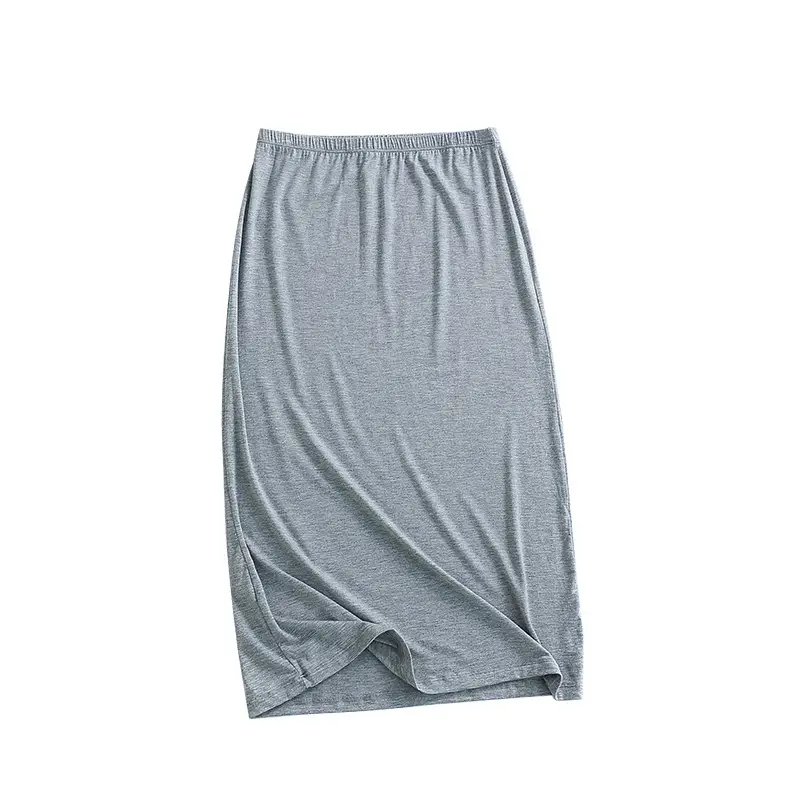 Women's Anti-See-Through Modal Skirt Grey Paris Theme - Image 13