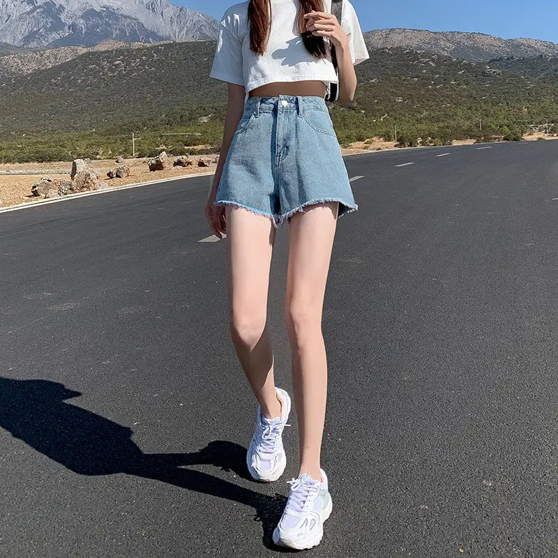 Women Denim Shorts High Waist Summer 2022 - Image 4