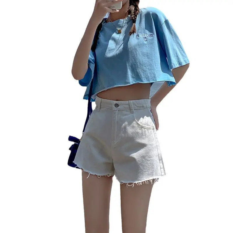 Women Denim Shorts High Waist Summer 2022 - Image 6