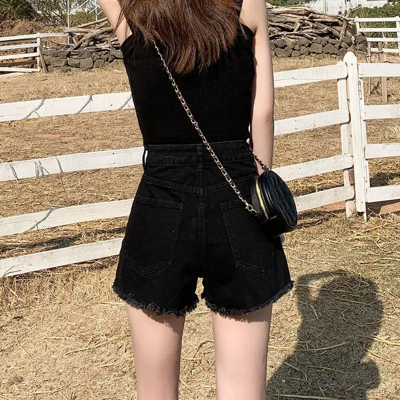 Women Denim Shorts High Waist Summer 2022 — feature 19