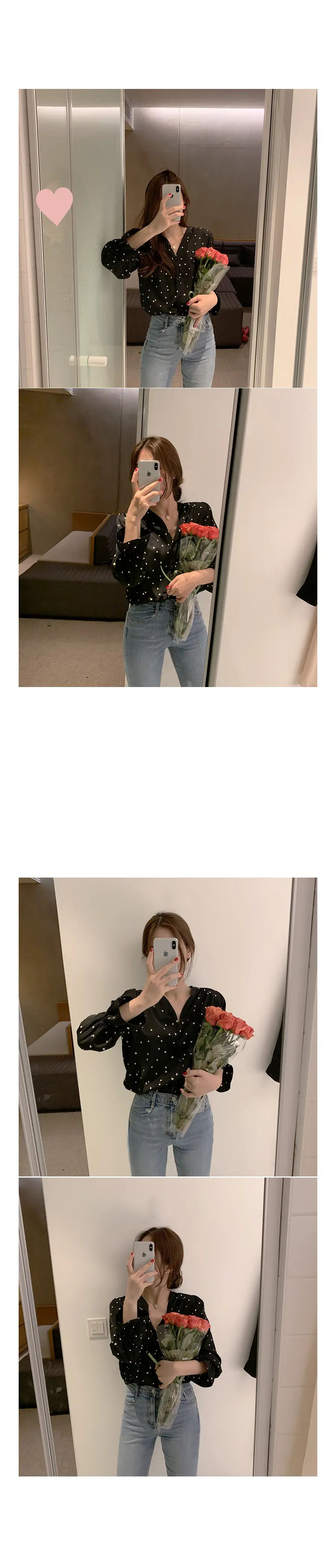Fairy-Like Chiffon Top with Long Sleeve & Slim Fit for Women — feature 10