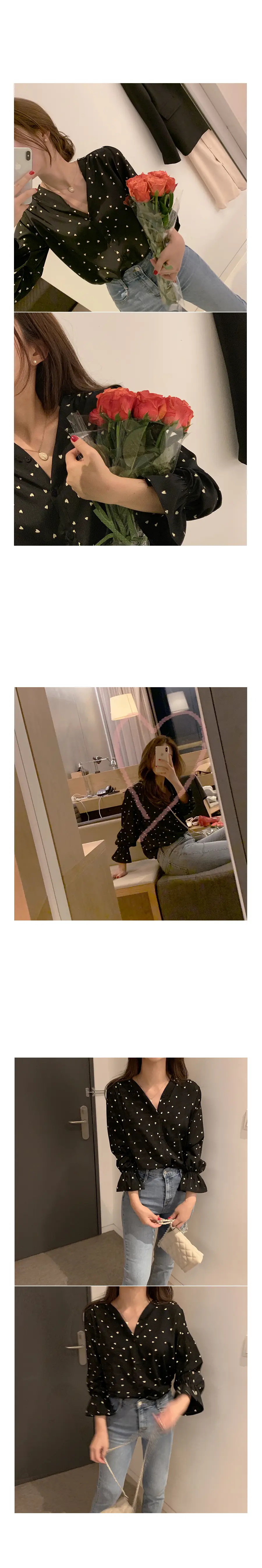 Fairy-Like Chiffon Top with Long Sleeve & Slim Fit for Women — feature 11