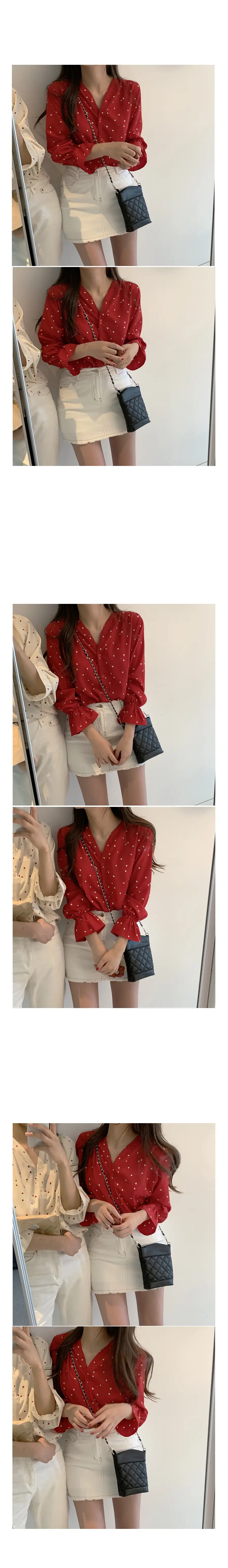 Fairy-Like Chiffon Top with Long Sleeve & Slim Fit for Women — feature 13