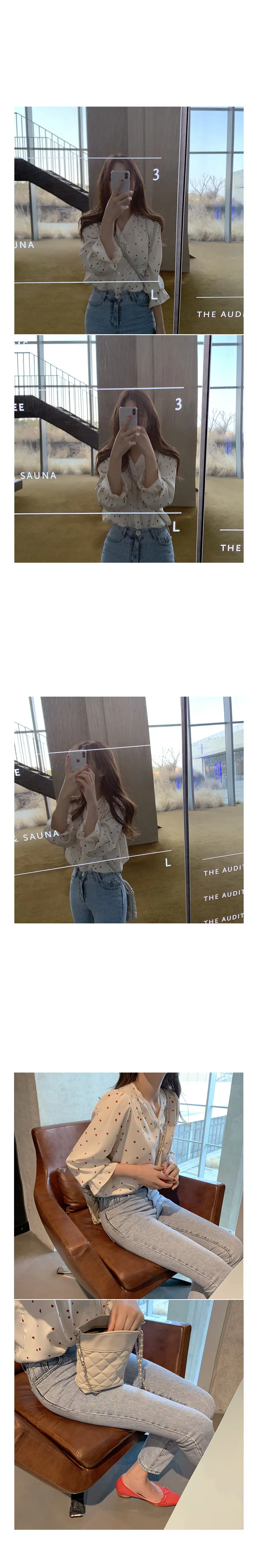 Fairy-Like Chiffon Top with Long Sleeve & Slim Fit for Women — feature 5