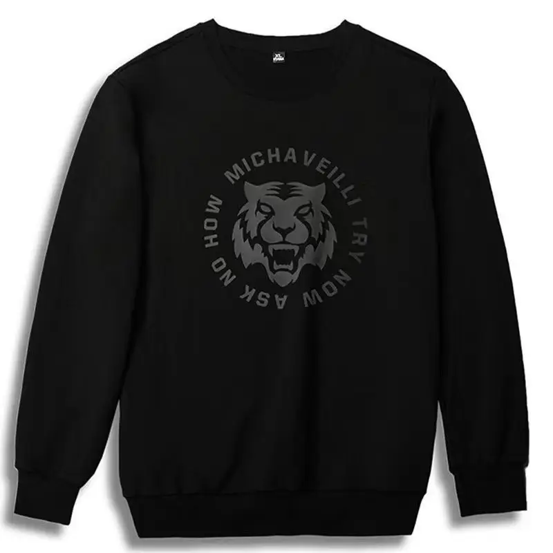 Men Black Dream Graphic Sweatshirt Plus Size