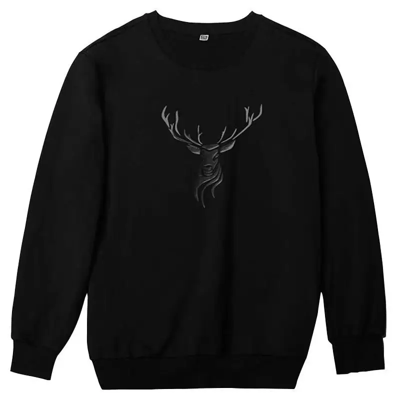 Men Black Dream Graphic Sweatshirt Plus Size