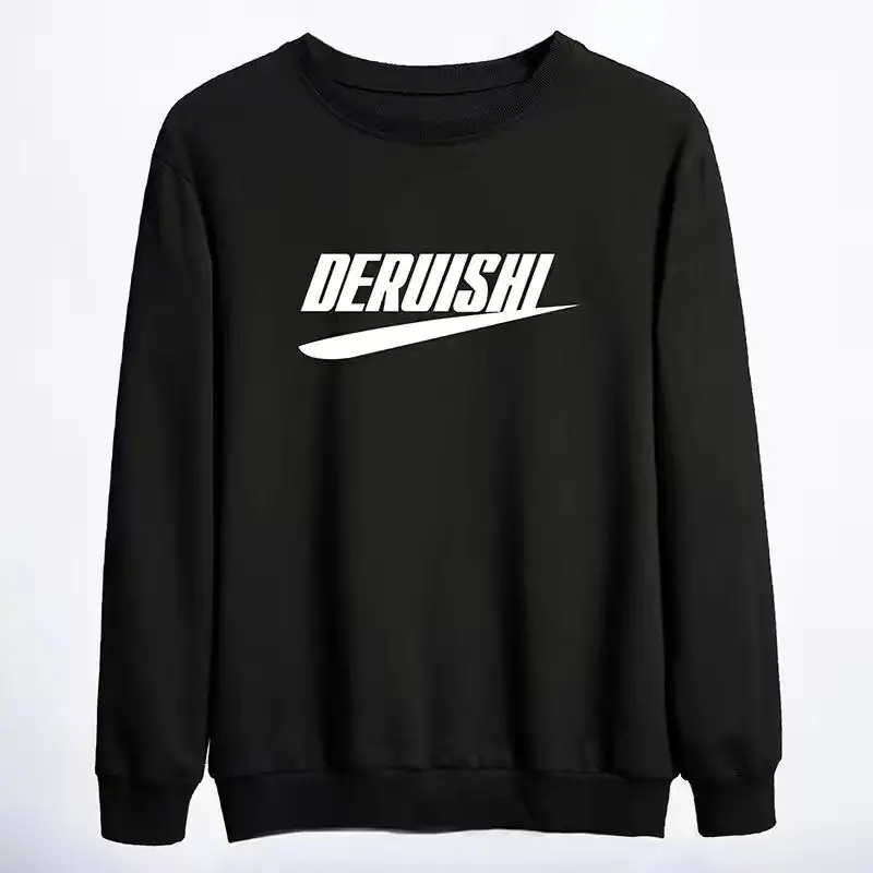 Men Black Dream Graphic Sweatshirt Plus Size