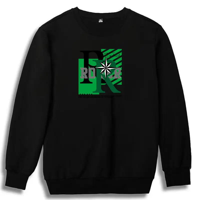Men Black Dream Graphic Sweatshirt Plus Size