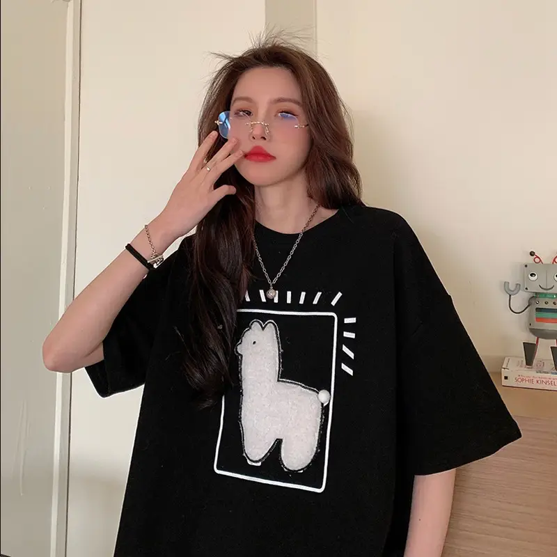 Japanese Style Cute Butterfly Short Sleeve T-Shirt Women - Image 6