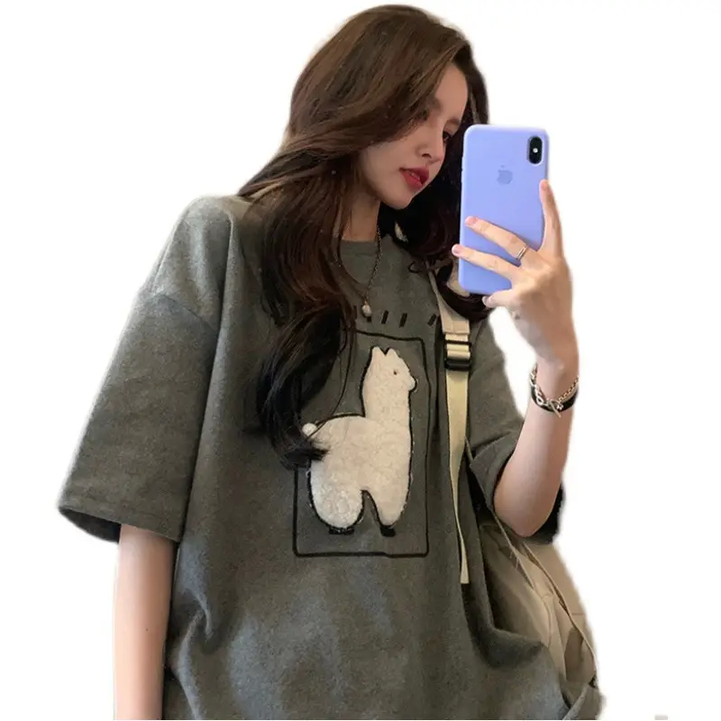 Japanese Style Cute Butterfly Short Sleeve T-Shirt Women - Image 8