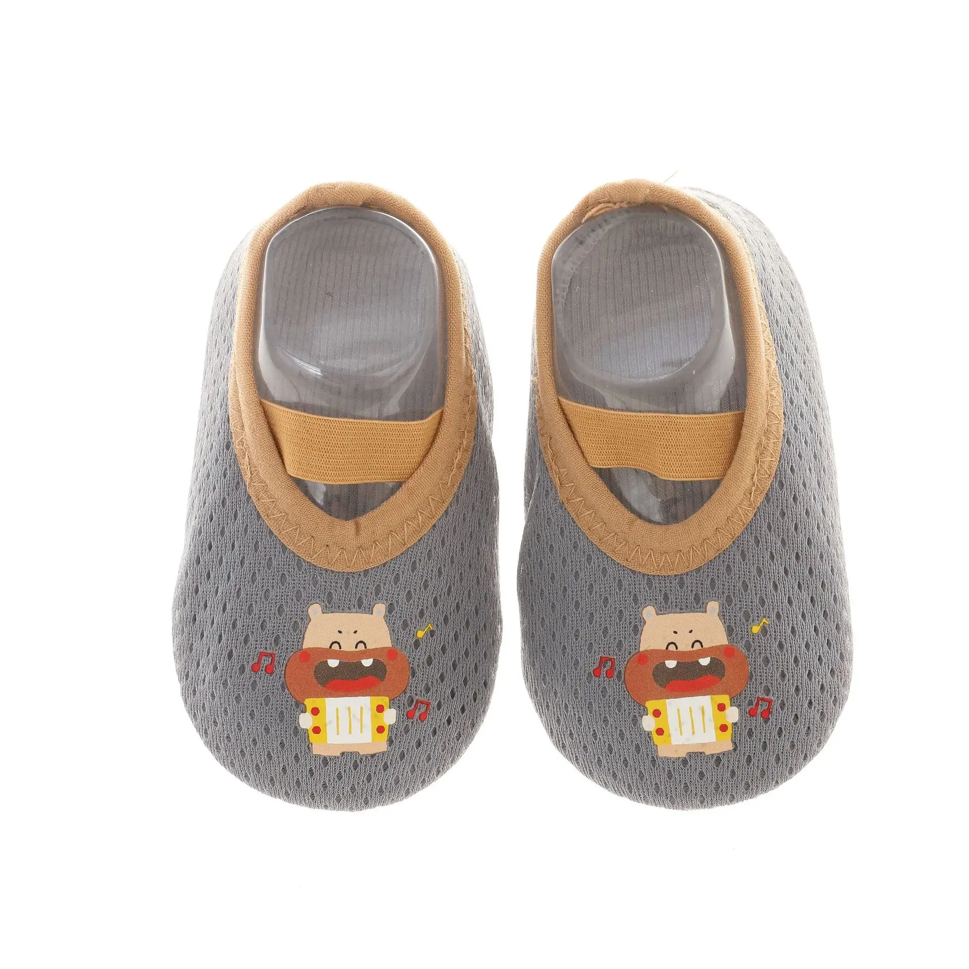 Pink Mesh Baby Floor Socks for Toddler Shoes