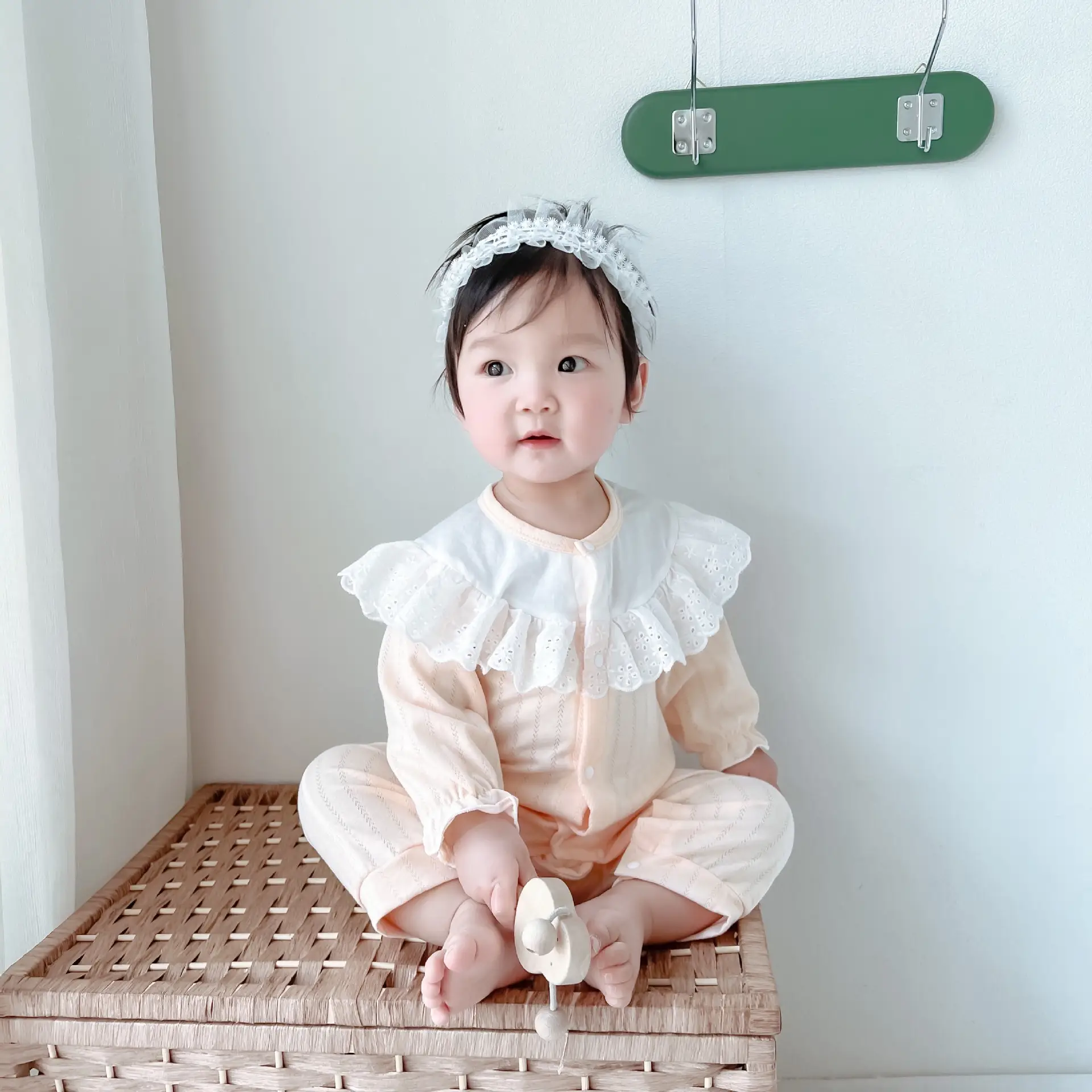 Newborn Bodysuit Cotton Princess Baby Girl Spring Summer - Image 2